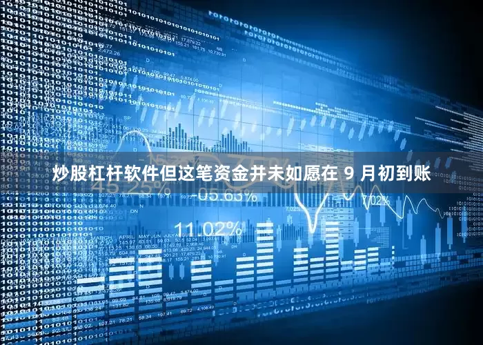 炒股杠杆软件但这笔资金并未如愿在 9 月初到账